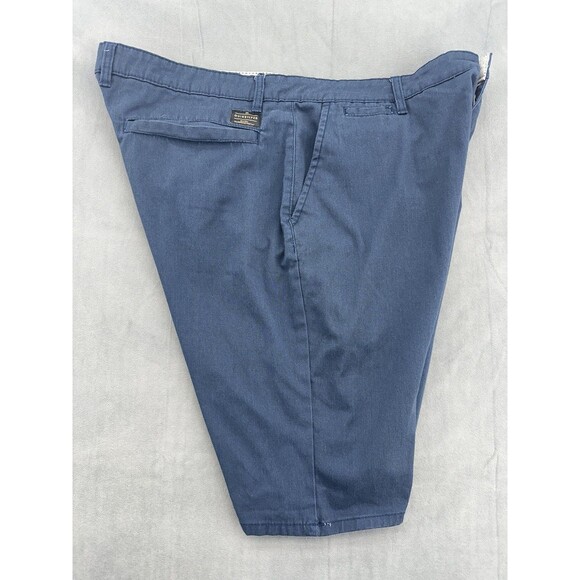 Quiksilver Shorts Mens 38 Blue Straight Fit Classic Chino Casual Walking Summer - Picture 3 of 12